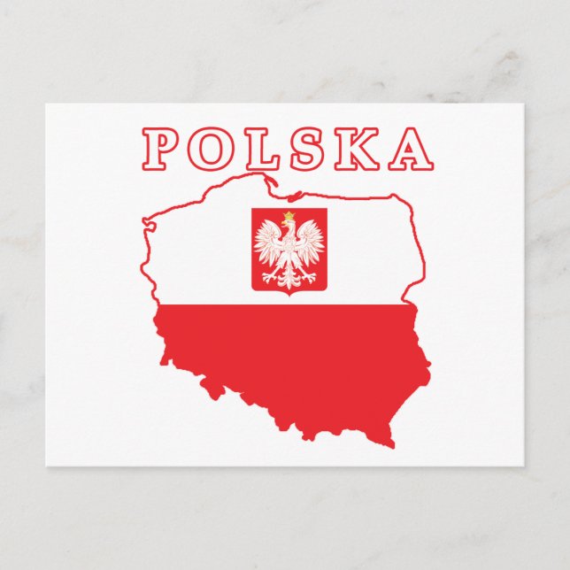 Polska Karte mit Eagle (Vorderseite)