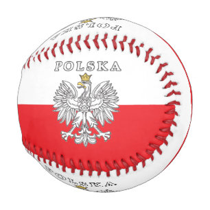 Polska mit polnischem Adler Baseball