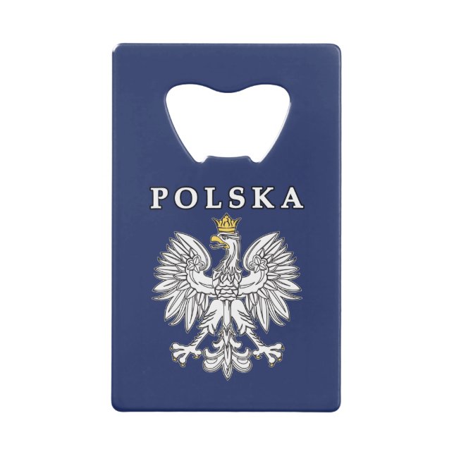 Polska mit Polnischem Adler Geldbeutel Flaschenöffner (Vorderseite)