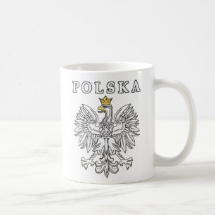 Polska mit Polnischem Adler Kaffeetasse