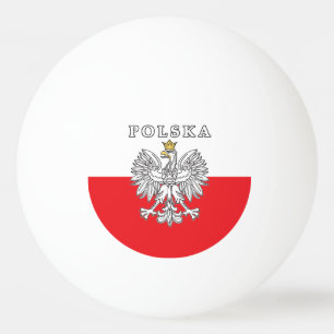 Polska mit Polnischem Adler Tischtennisball