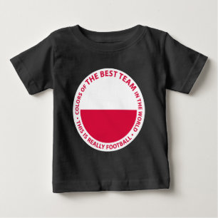 Polska Poland Art Shield Baby T-shirt