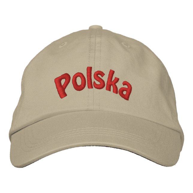 Polska Polska brodée Casquette de baseball (Devant)
