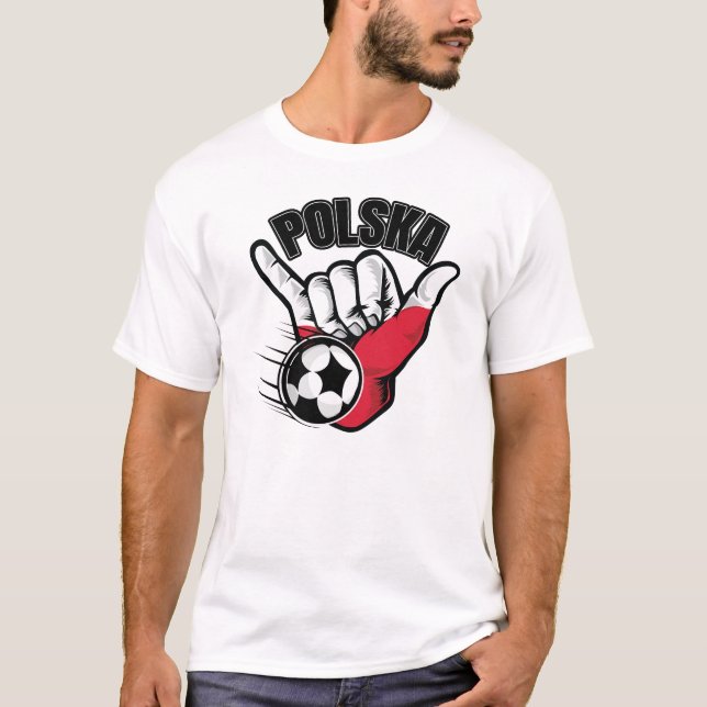 Polska Soccer T - Shirt (Vorderseite)
