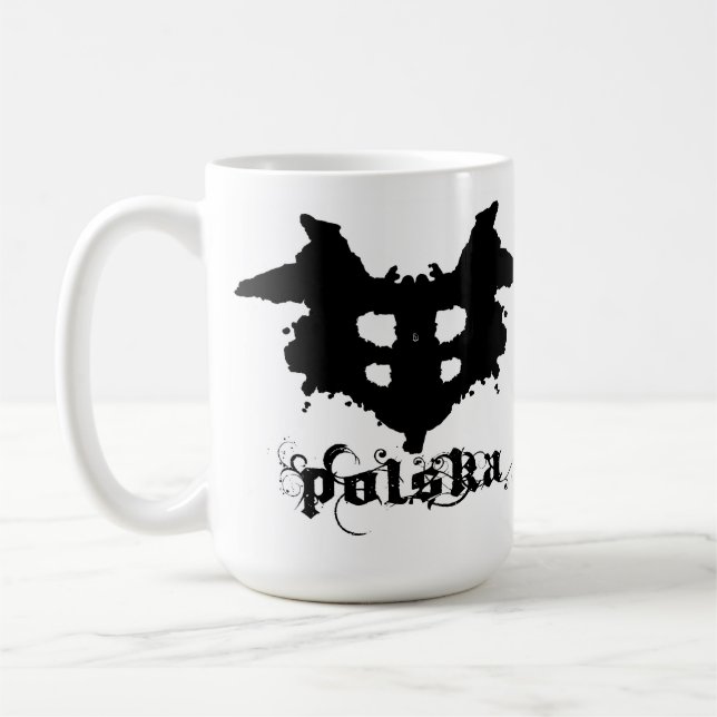 Polska-Tintenfleck Kaffeetasse (Links)
