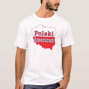 Polski American Map T-Shirt
