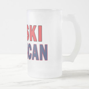 Polski American Mattglas Bierglas