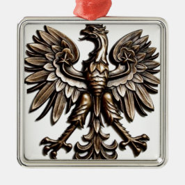 Polski orzelek ornament aus metall