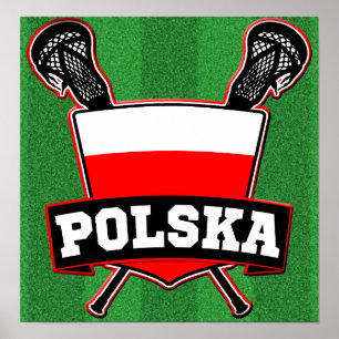 Polski Poland Lacrosse Poster