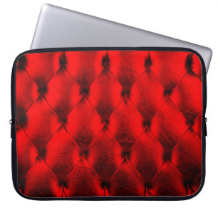 Polsterkissen, Vintages rotes Polsterkissen Laptopschutzhülle