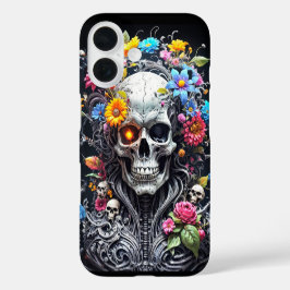Polstermöwe mit Blume iPhone 16 Hülle