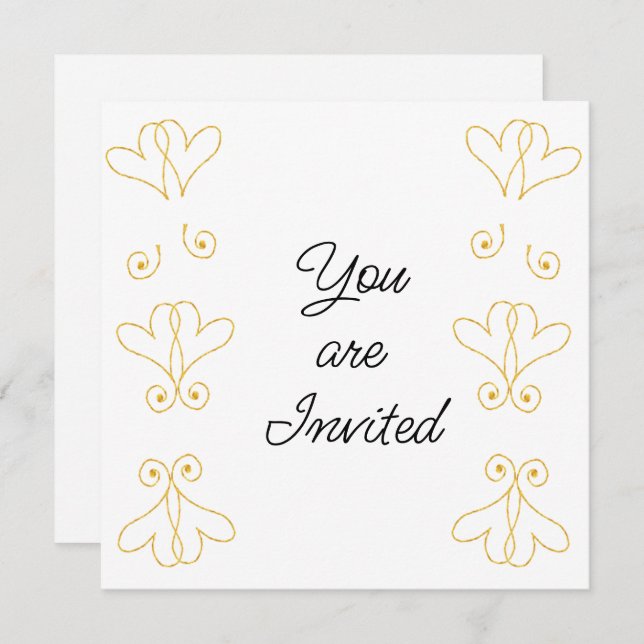 Polterabend Einladung (Vorne/Hinten)