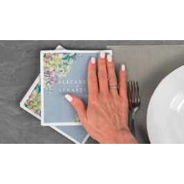 Polterabend Elegante Wasserfarben Sukkulente Pflan Serviette