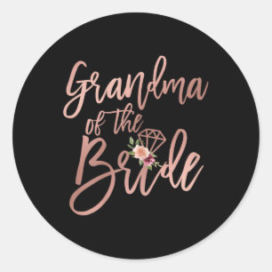 Polterabend für Oma der Bride von Bride Runder Aufkleber