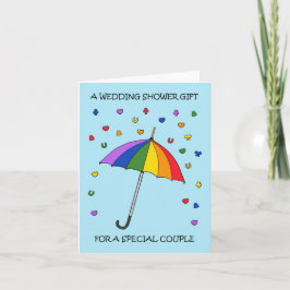 Polterabend-Geschenk für Gay Couple Karte