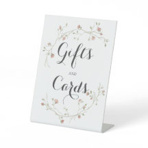 Polterabend Geschenke & Karten Blume Blush & Sage