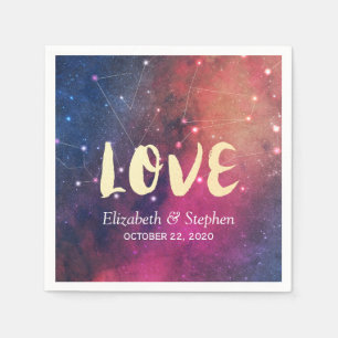 Polterabend Gorgeous Star Nebula Sternbilder Serviette