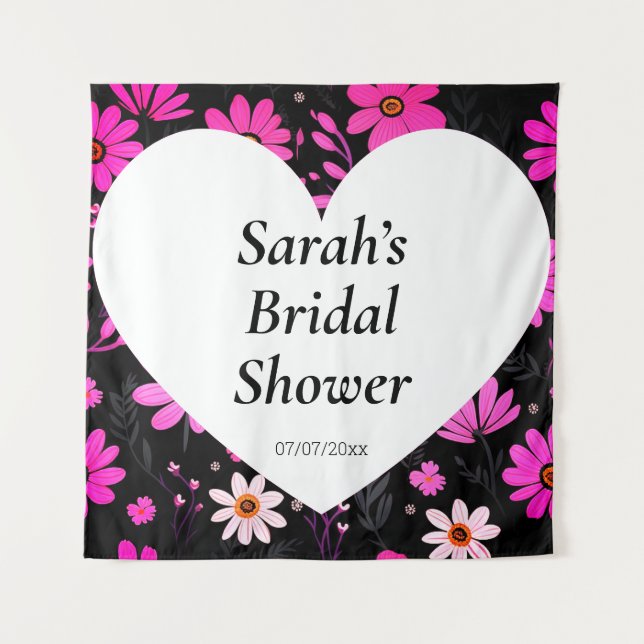 Polterabend-Wandplakat personalisiert Wandteppich (Vorderseite)