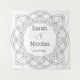 Polterabend-Wandplakat personalisiert Wandteppich