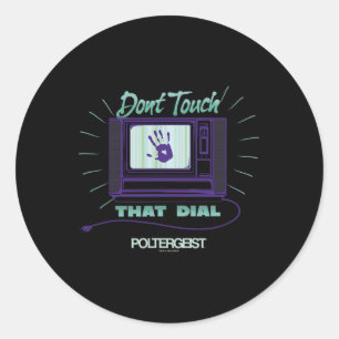 Poltergeist Touch nicht, dass Dial Hand Static Hal Runder Aufkleber