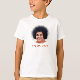Poly-Coton du T-shirt de l'enfant de Sathya Sai