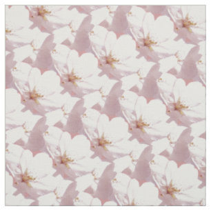 Poly de coton en tissu de fleurs Cerisier en fleur