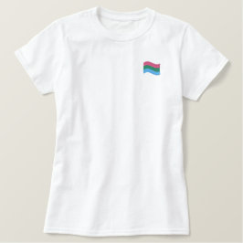 Poly Pride Besticktes T-Shirt