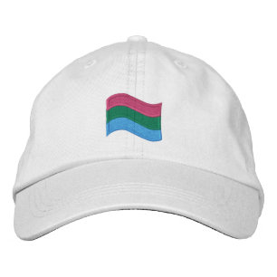 Poly Pride brodée Casquette de baseball