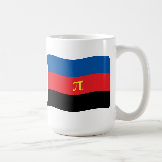Polyamorie-Flaggen-Tasse Kaffeetasse (Rechts)