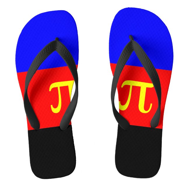 Polyamorie-Stolz-Flagge Flip Flops (Fußbett)