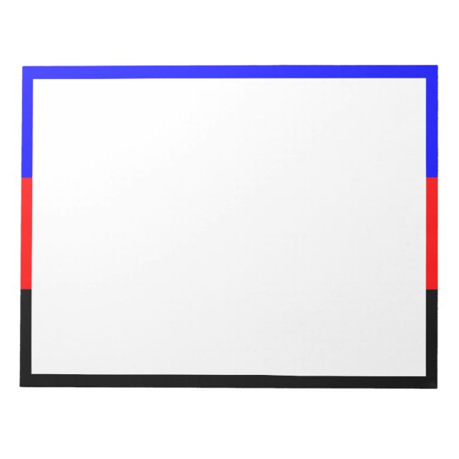 Polyamorie-Stolz-Flagge Notizblock (Vorderseite)