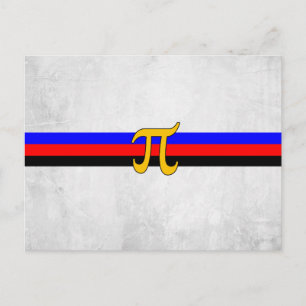 Polyamorie-Stolz-Flagge Postkarte
