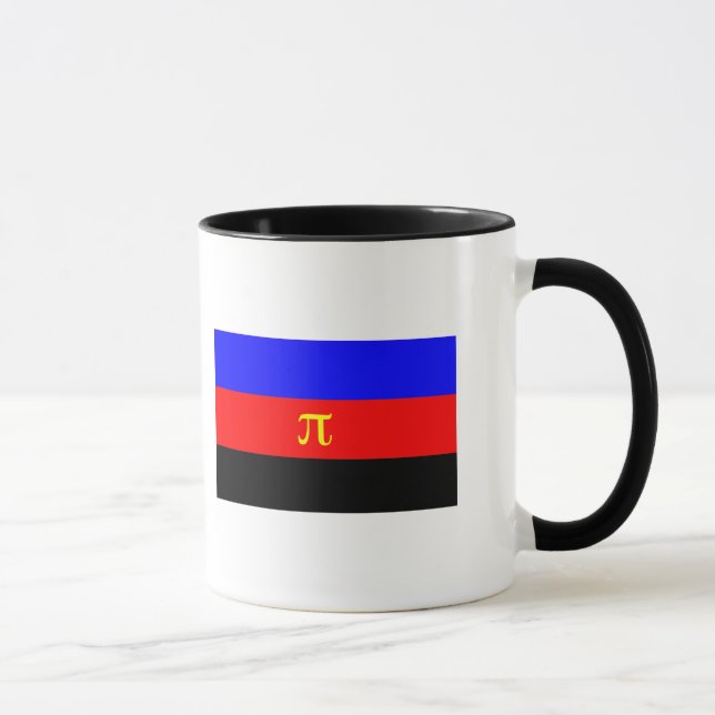 Polyamorie-Stolz-Flagge Tasse (Rechts)