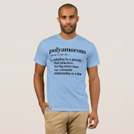 Polyamorous Definition - definierte LGBTQ T-Shirt