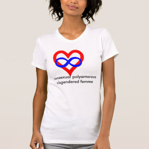 Polyamorous pansexual cisgendered femme T-Shirt