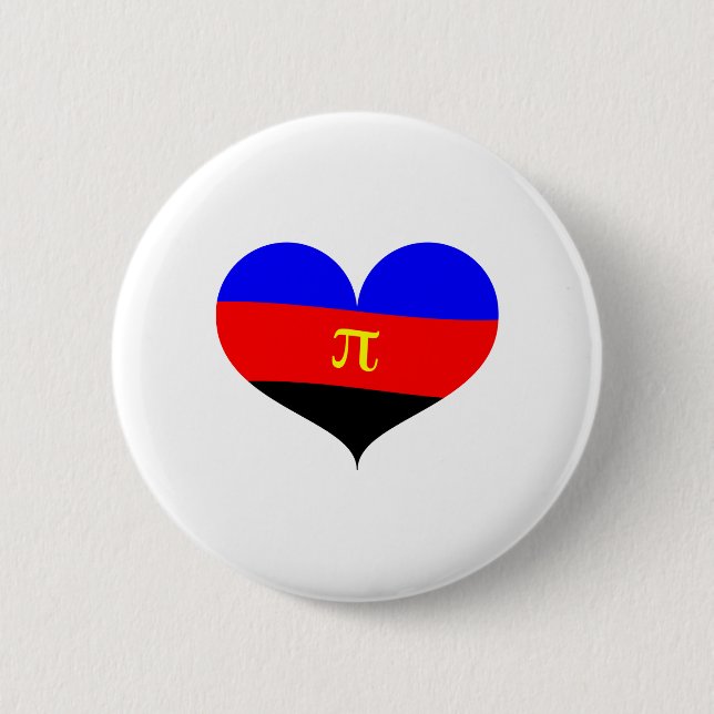 Polyamorous Pride Button (Vorderseite)