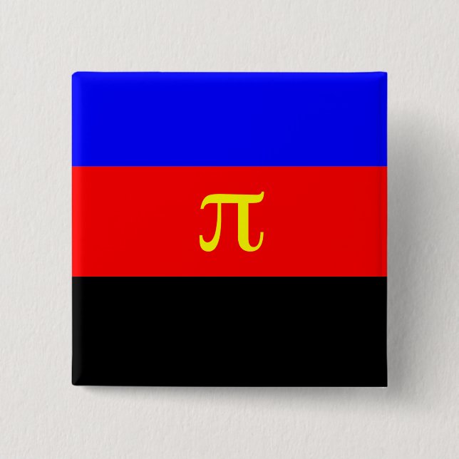 Polyamorous Stolz Button (Vorderseite)