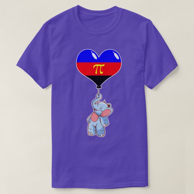 Polyamory Elephant seual Identity Nonbinäre Liebe T-Shirt (Design vorne)