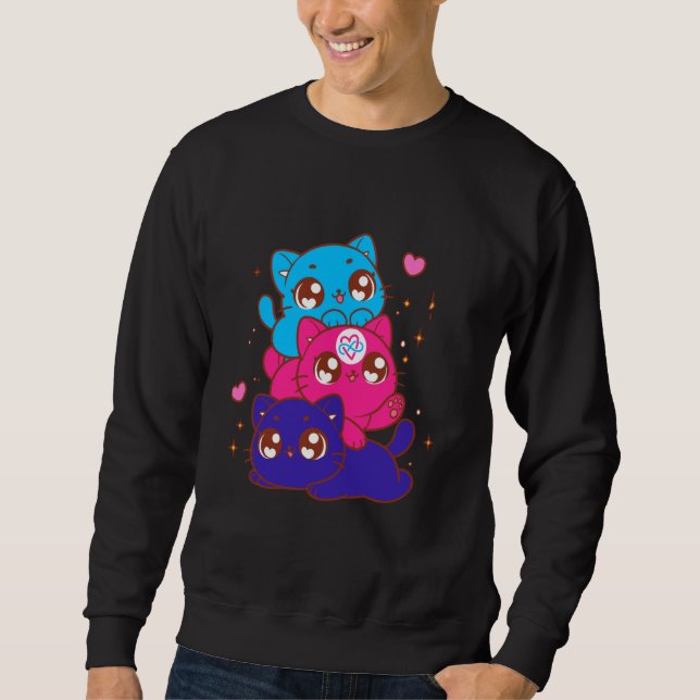 Polyamory Pride Awareness Day for Poly Throuple Pa Sweatshirt (Vorderseite)