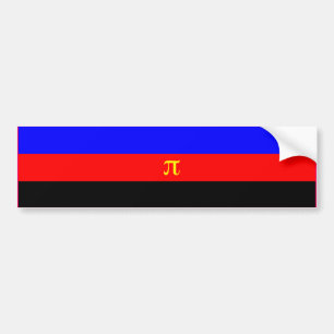 POLYAMORY PRIDE FLAG BAR AUTOAUFKLEBER