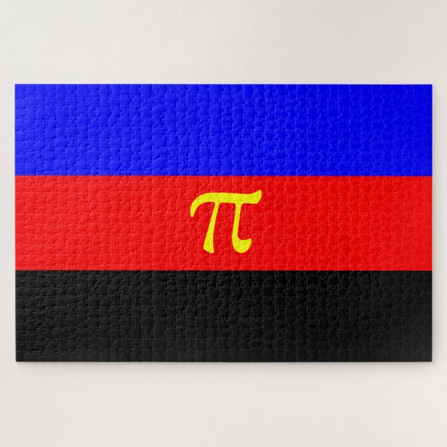 Polyamory-Stolperflagge (Horizontal)