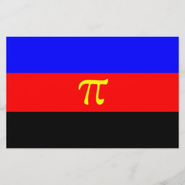 Polyamory-Stolperflagge Briefpapier