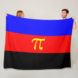 Polyamory-Stolperflagge Fleecedecke