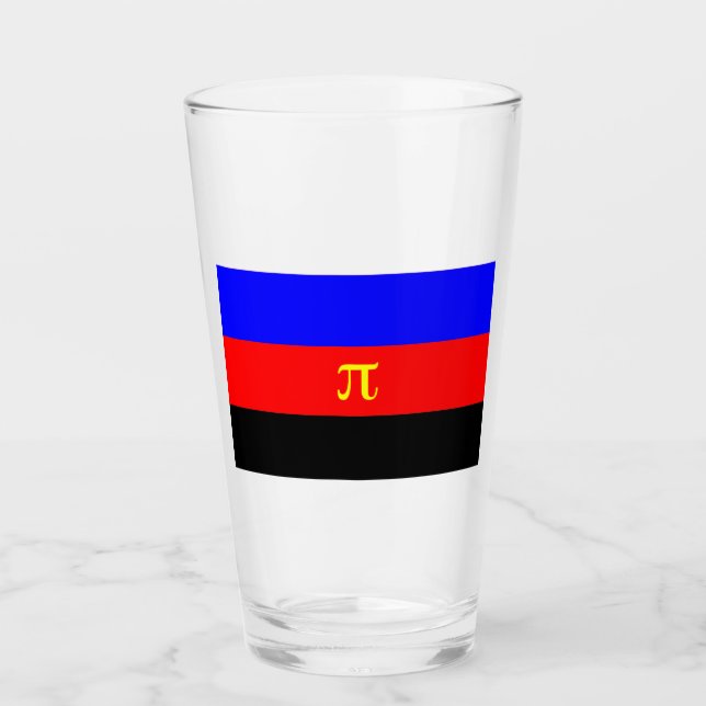 Polyamory-Stolperflagge Glas (Vorderseite)