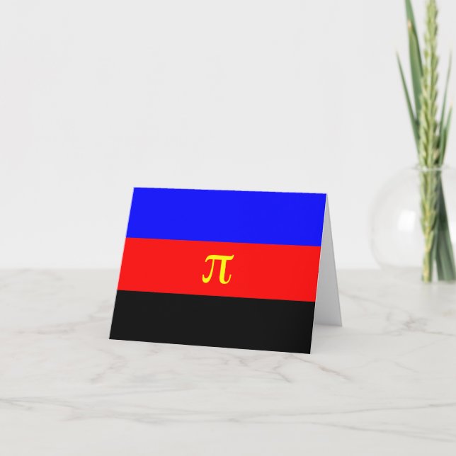 Polyamory-Stolperflagge Karte (Vorderseite)