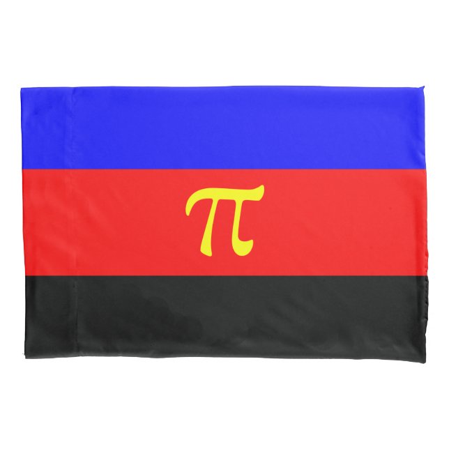 Polyamory-Stolperflagge Kissenbezug (Vorderseite)