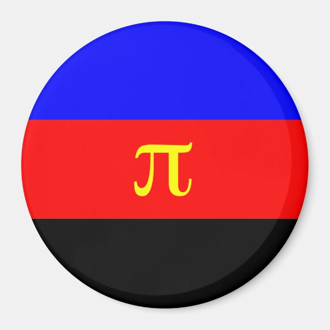 Polyamory-Stolperflagge Magnet (Vorne)