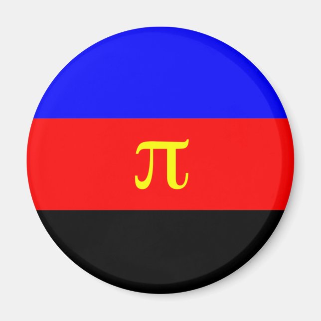 Polyamory-Stolperflagge Magnet (Vorne)
