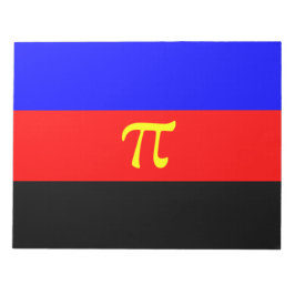 Polyamory-Stolperflagge Notizblock