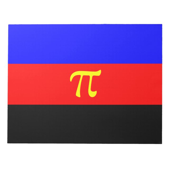 Polyamory-Stolperflagge Notizblock (Vorderseite)